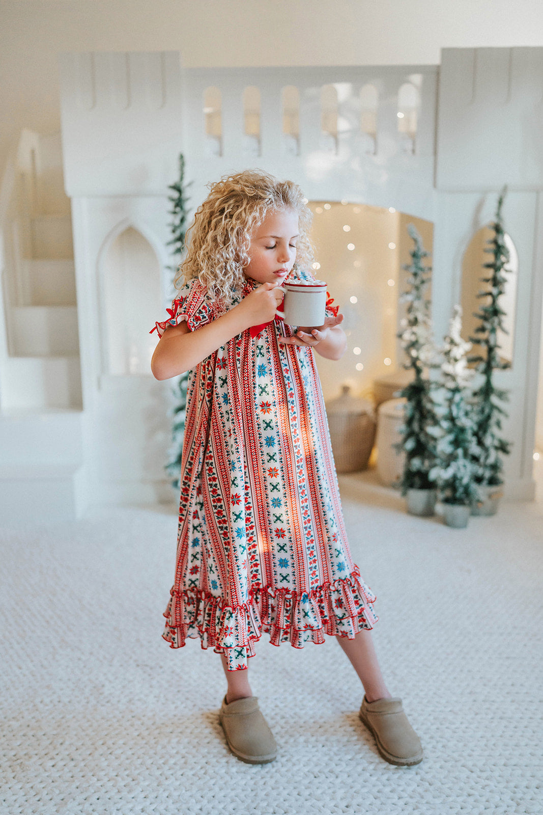 The Nordic Fair Isle Original Clara Nutcracker Gown