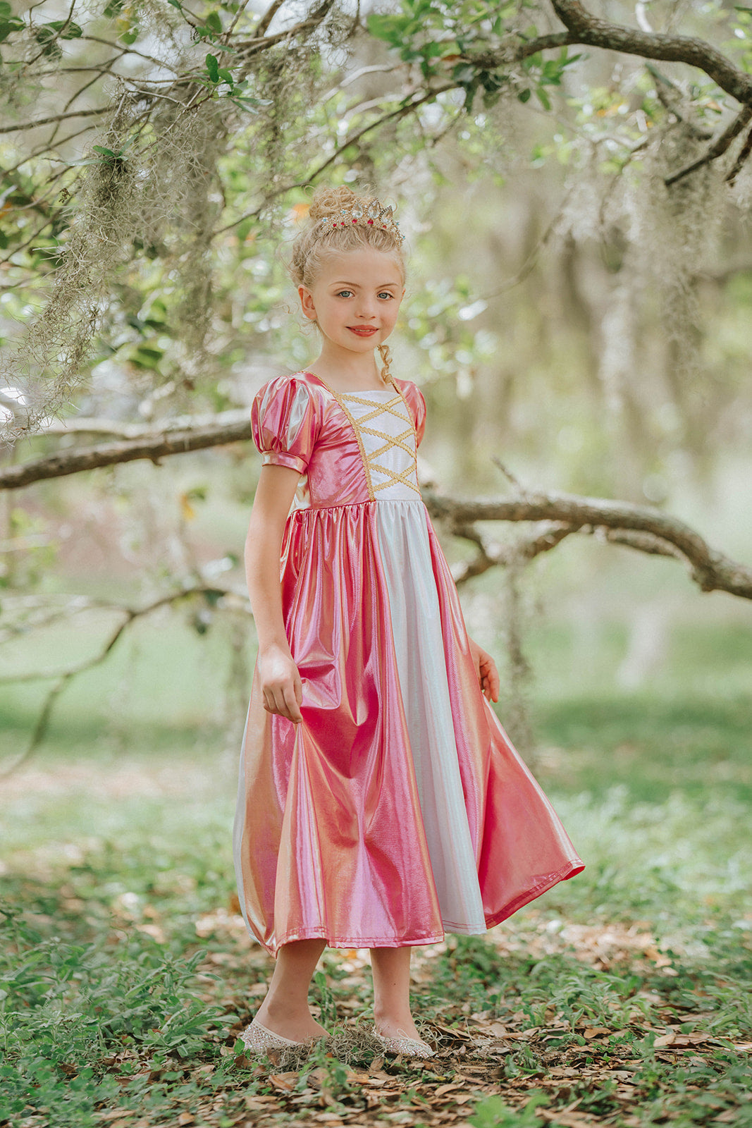 Metallic Sleeping Beauty Maxi