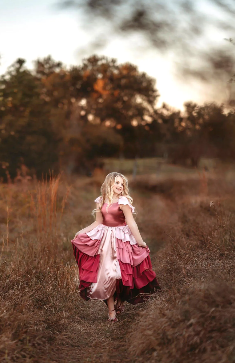 Yule Love all of the ruffles Maxi Dress