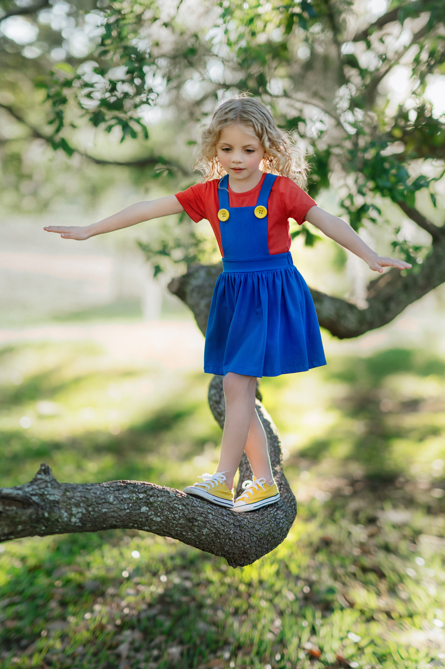 Bouncing Brother Twirl in Red