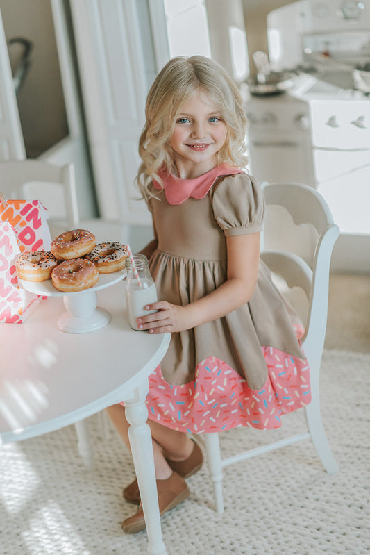 The Donut Dress- "Pink with Sprinkles"
