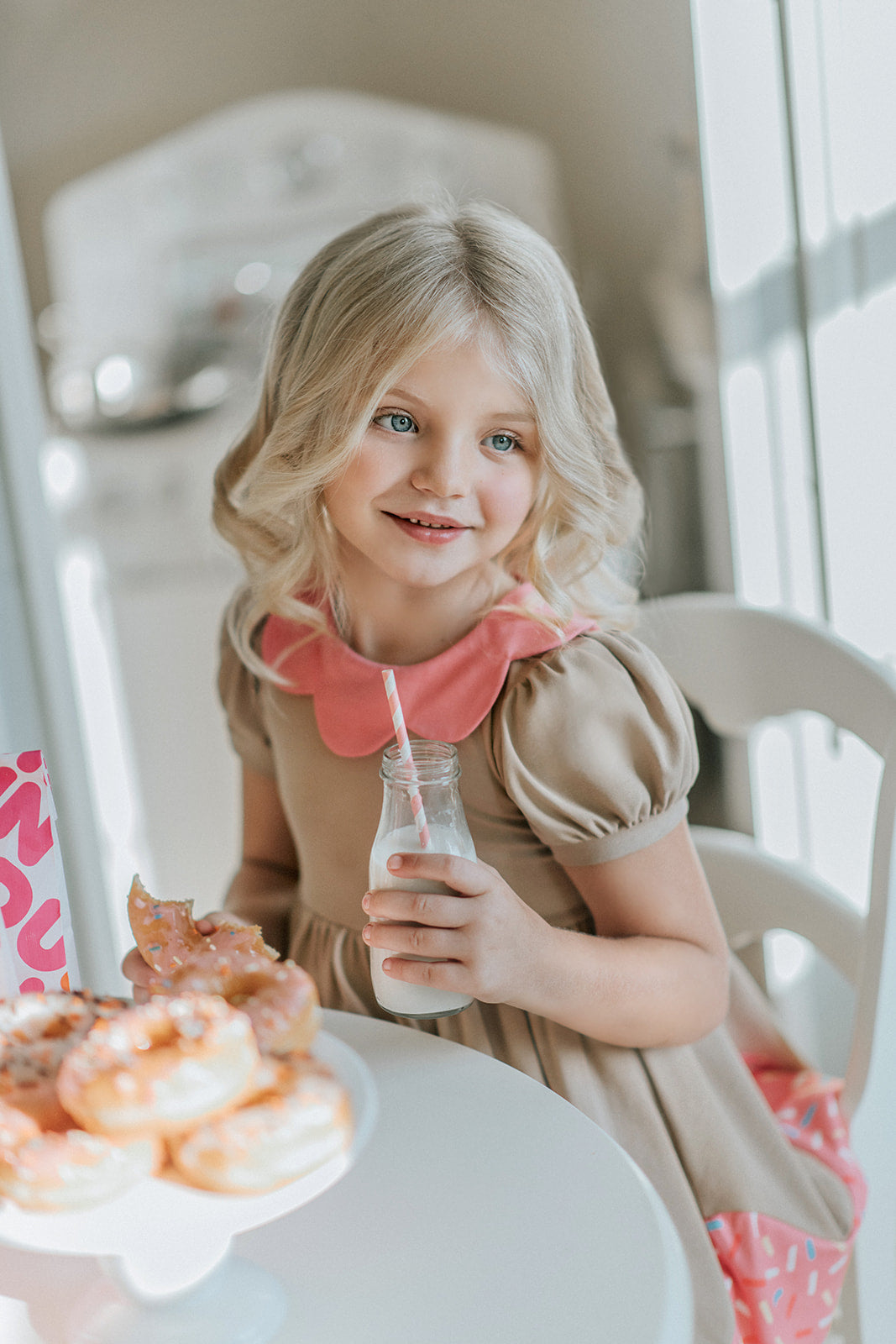 The Donut Dress- "Pink with Sprinkles"
