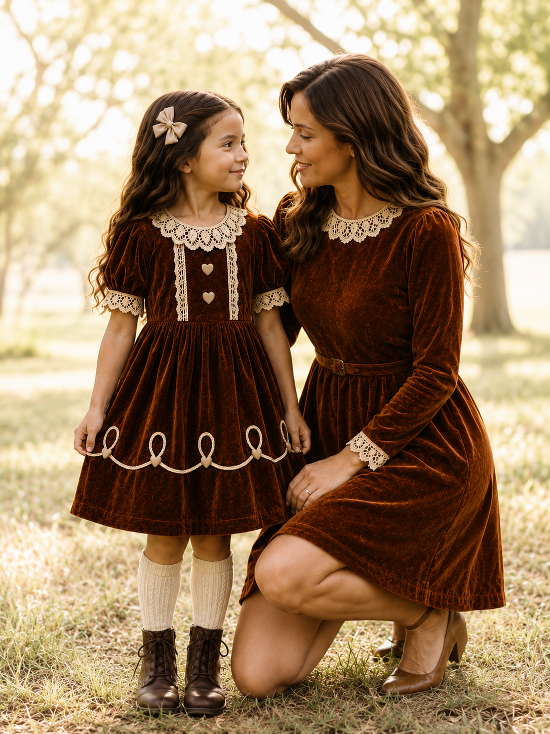 Womens Gingerbread A-Line Dress – Only Little Once