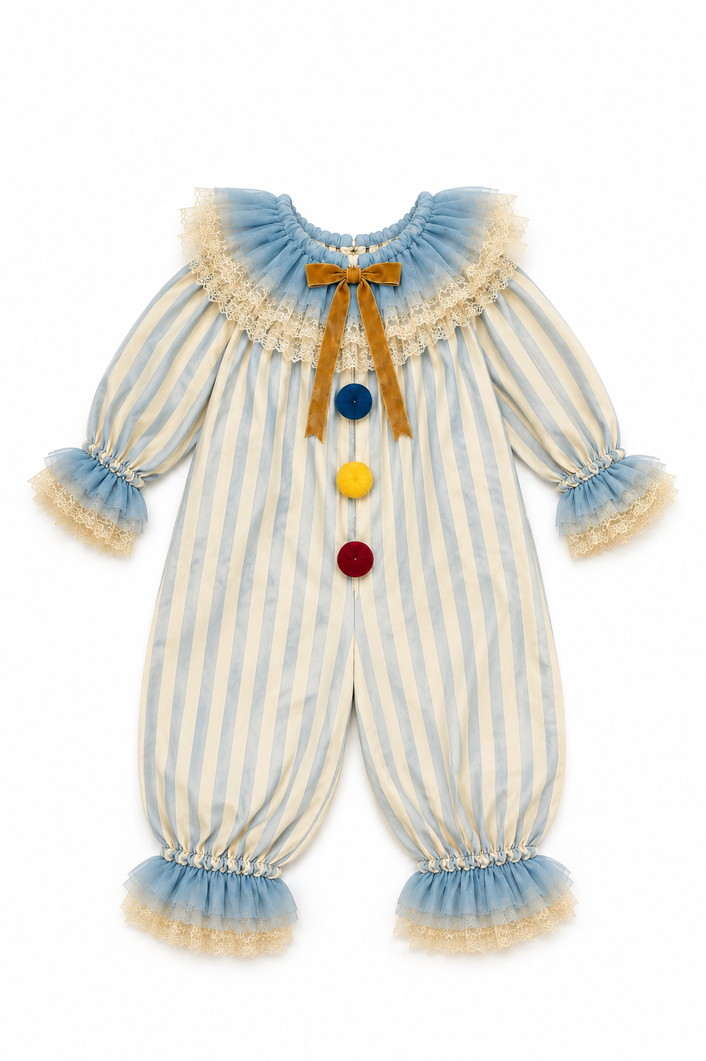 Vintage Stripe Clown Costume