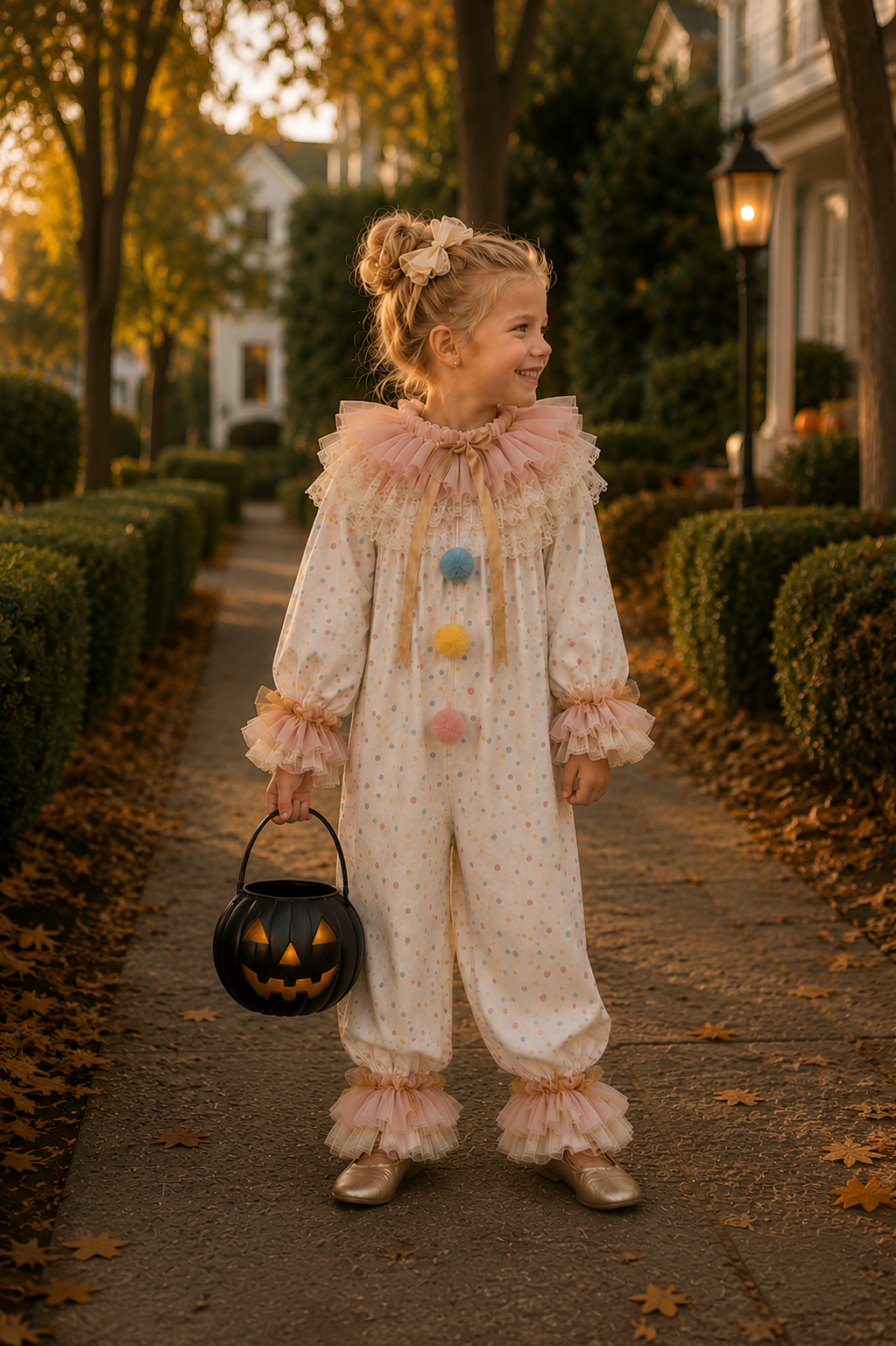 Confetti Dot Clown Costume