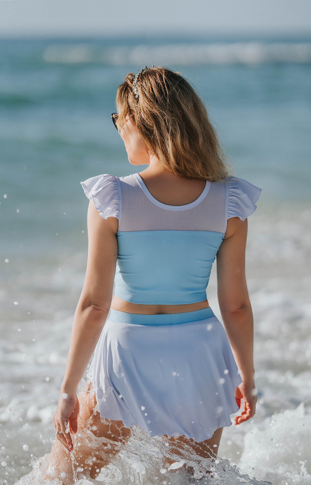 SPF 50 Cinderella Adult Two Piece Swimsuit