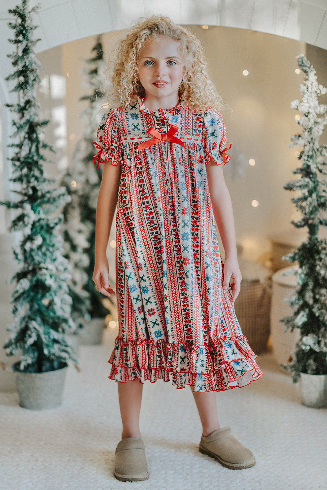 The Nordic Fair Isle Original Clara Nutcracker Gown