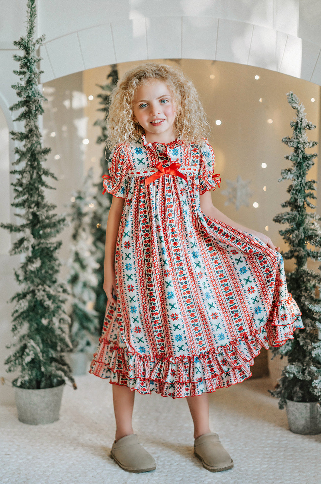 The Nordic Fair Isle Original Clara Nutcracker Gown