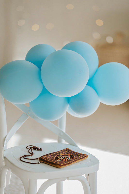 Hand-beaded “My Adventure Book” purse inspired by the Disney Pixar film Up, styled with blue balloons, ideal for birthday parties, travel lovers, or whimsical adventure gifts.

Close-up of beaded crossbody bag reading “My Adventure Book” with colorful letters and brown background, styled on a white chair with Up-themed blue balloons.

Up movie–inspired purse with rope strap and zipper closure, designed to look like Ellie and Carl’s scrapbook, perfect for fans of Pixar, Disney trips, or birthday gifts.