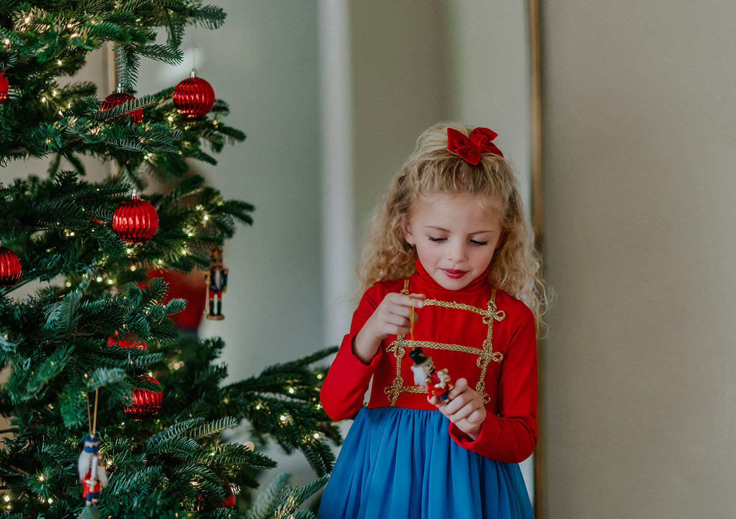 girls_christmas_soldier_dress_butcracker_ballet_girls_holiday_dress_family_photo_toddler_outfit_comfortable_costume_washable_ice_skate_dress_only_little_once