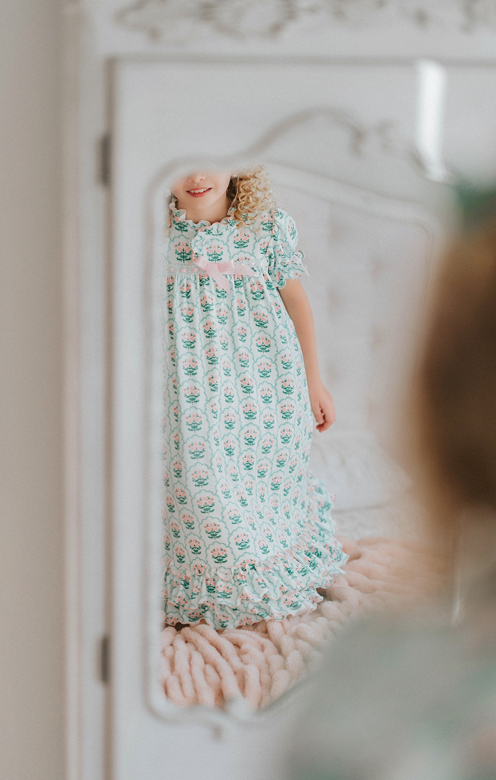 The Original Clara Nutcracker Gown in Fresh Cut Flowers Only Little Once The Original Clara Nutcracker Gown in Fresh Cut Flowers Only Little Once