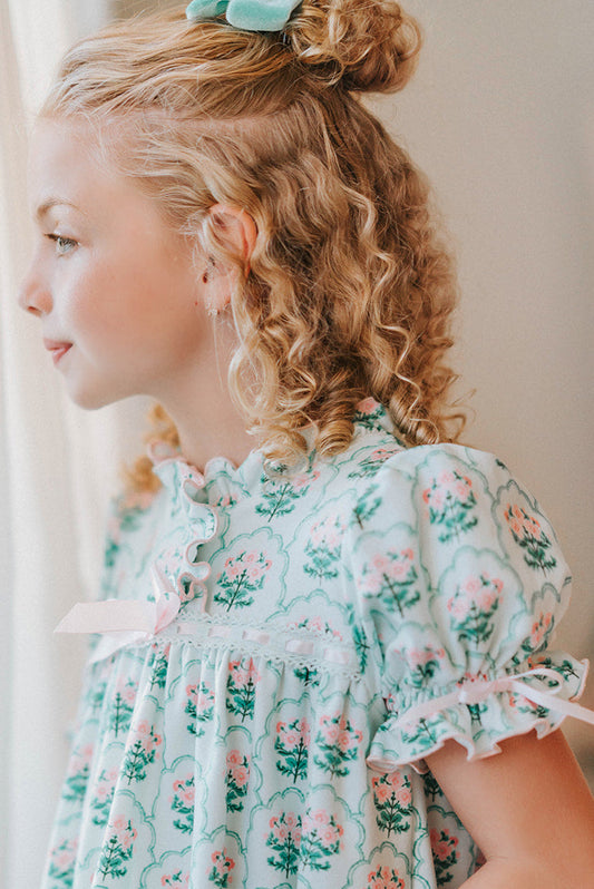 The Original Clara Nutcracker Gown in Fresh Cut Flowers