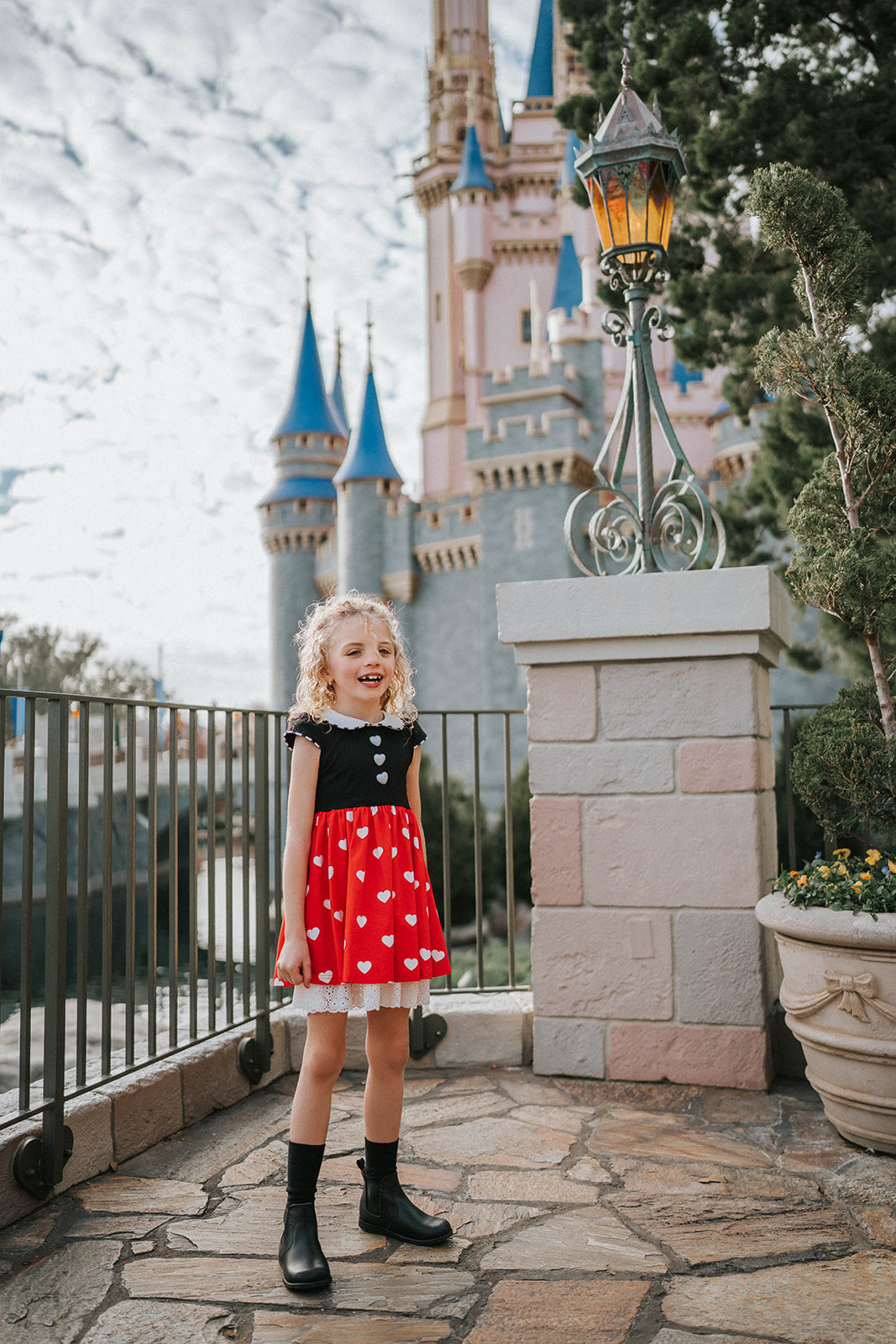 Valentines Day Miss Mouse Twirl Dress