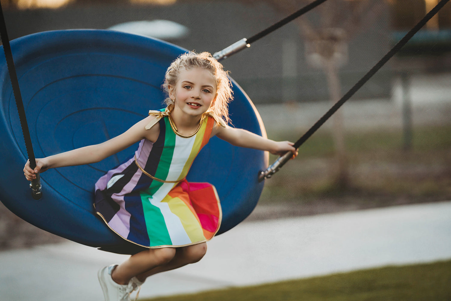 rainbow beach dress Rainbow Beach Ball Dress Only Little Once