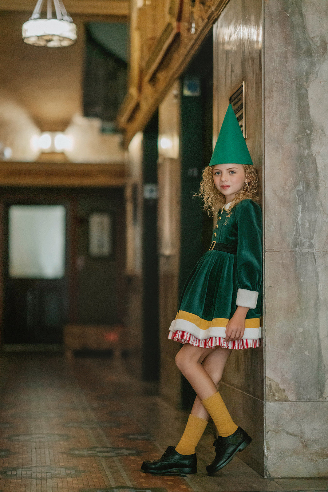 Smilings My Favorite Elf Twirl Dress