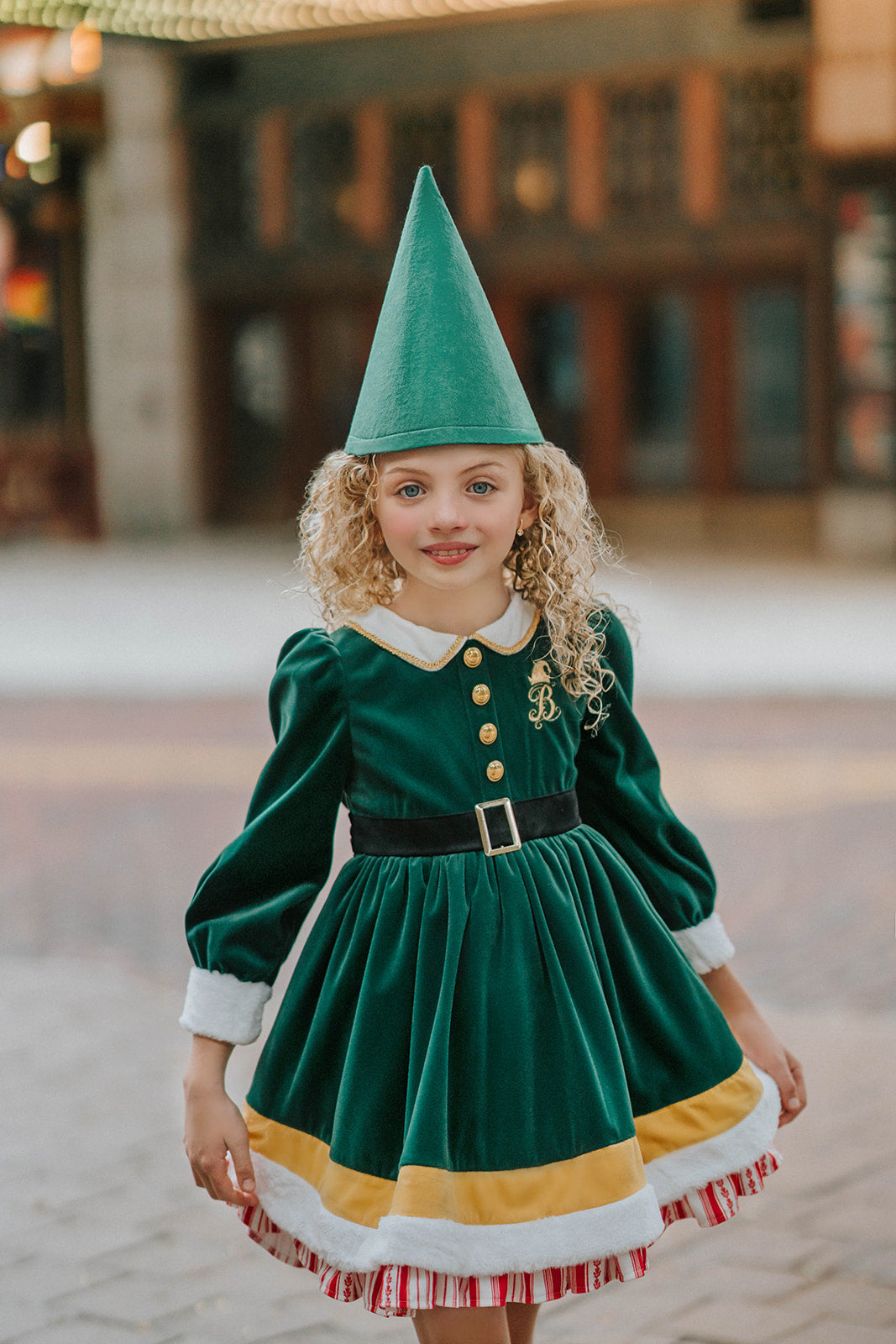 Smilings My Favorite Elf Twirl Dress