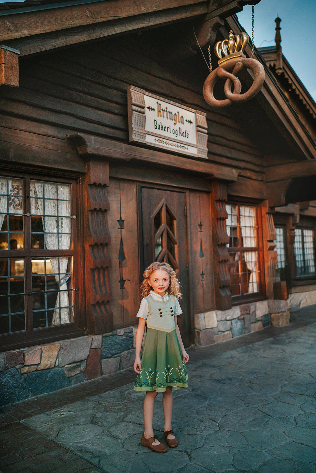 Little Ice Princess First Day in Forever Twirl Dress-Short Sleeve