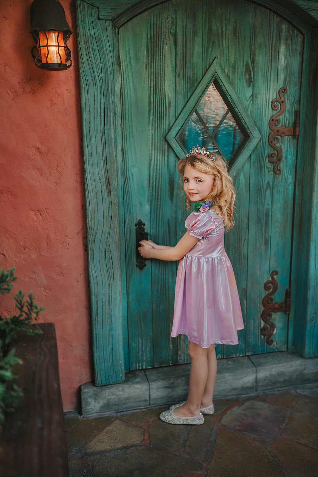 Metallic Rapunzel Twirl Dress