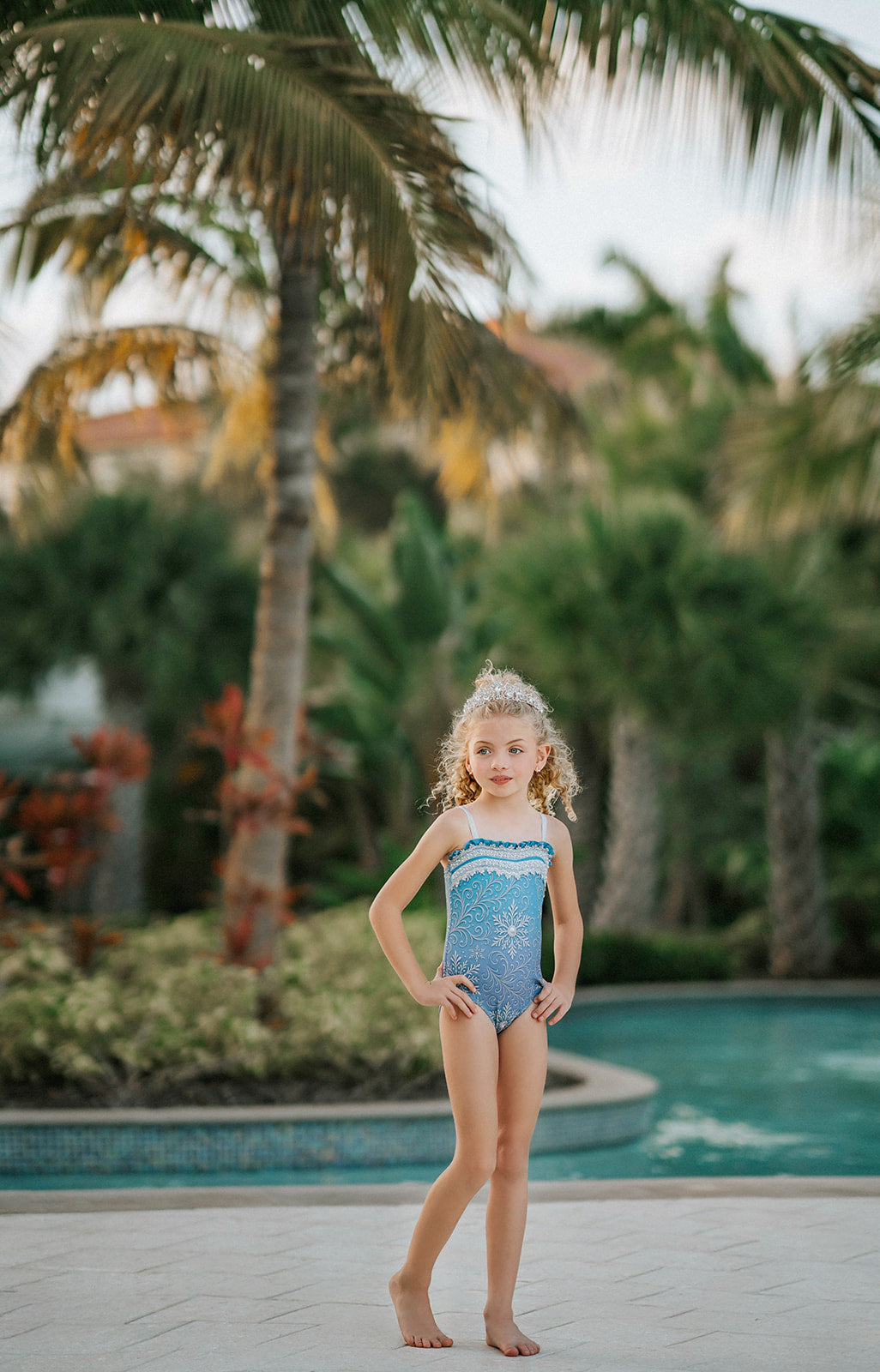 Portrait Collection: Ice Queen One Piece Swimsuit