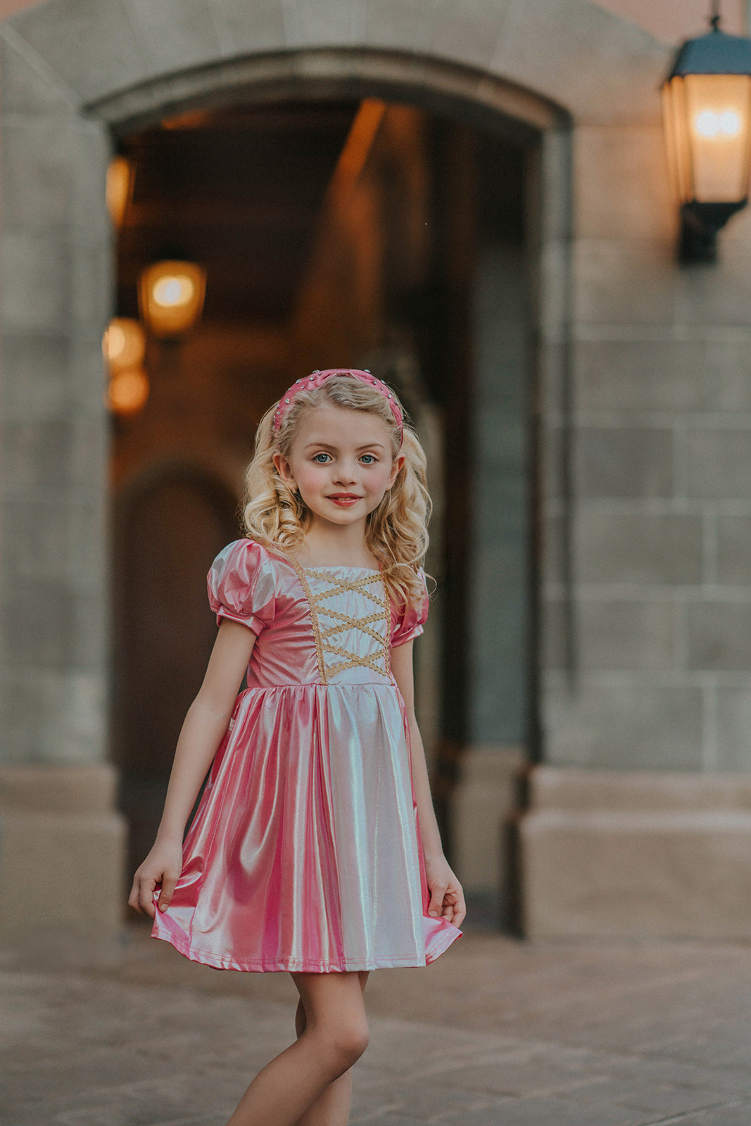 Metallic Sleeping Beauty Twirl Dress Only Little Once Metallic Sleeping Beauty Twirl Dress Only Little Once