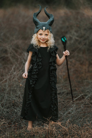 Malevolent Mistress Maxi dress and Cape Set