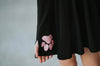 Black Kitty Twirl Dress with Paws