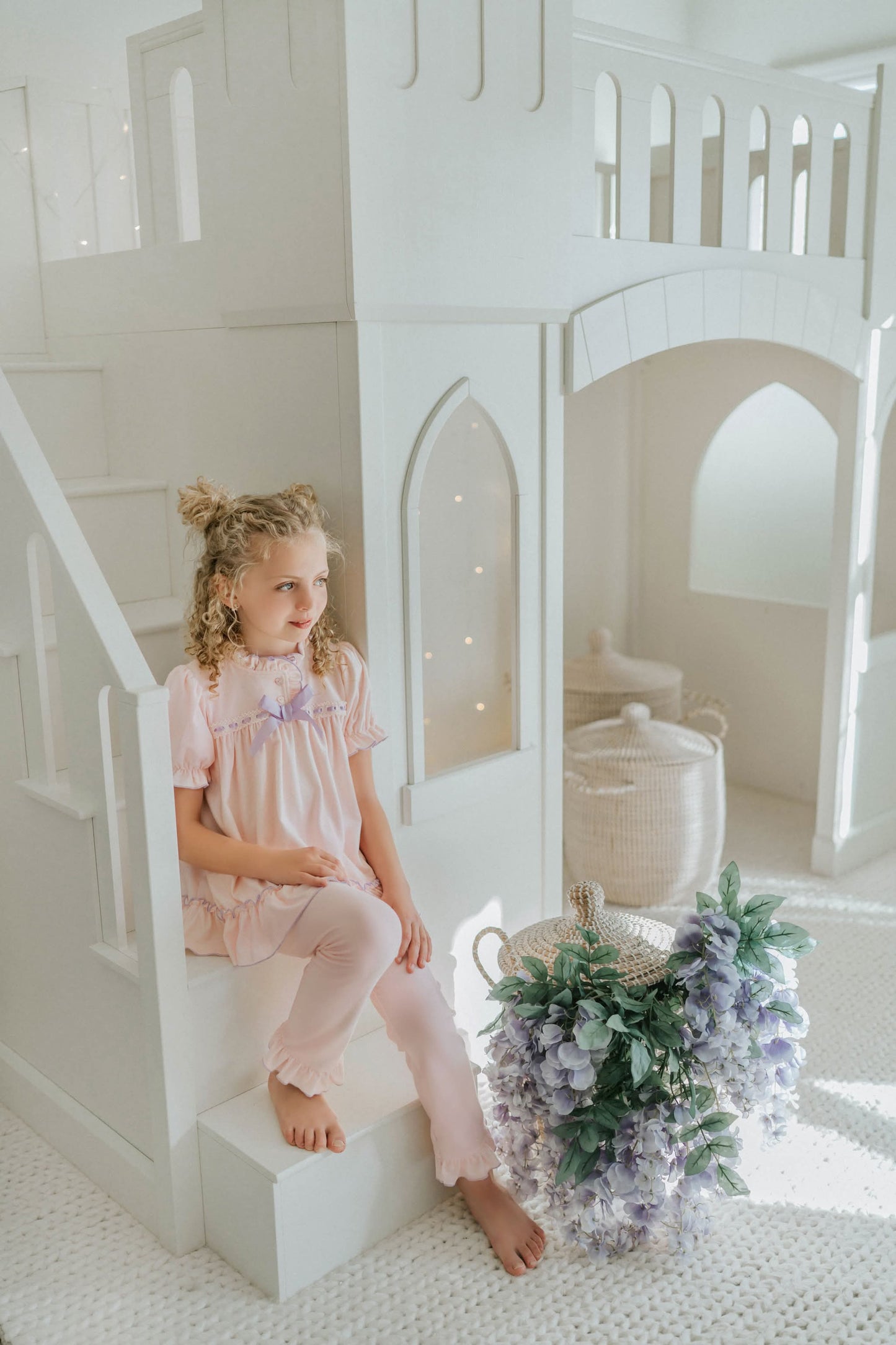 The Original Clara Nutcracker Pajama Set in Blush