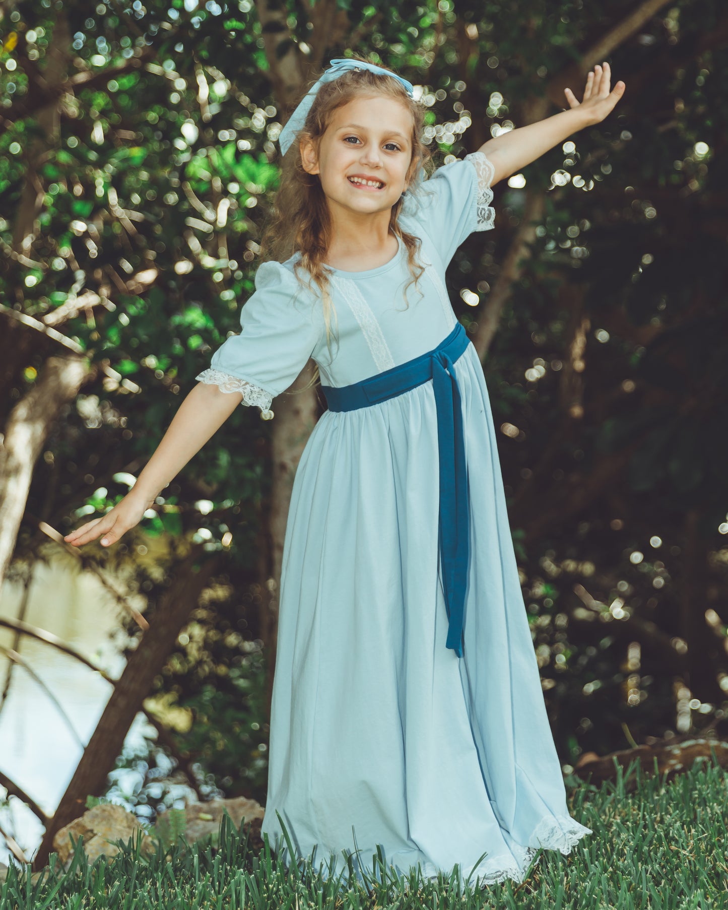 Lost Child Blue Gown
