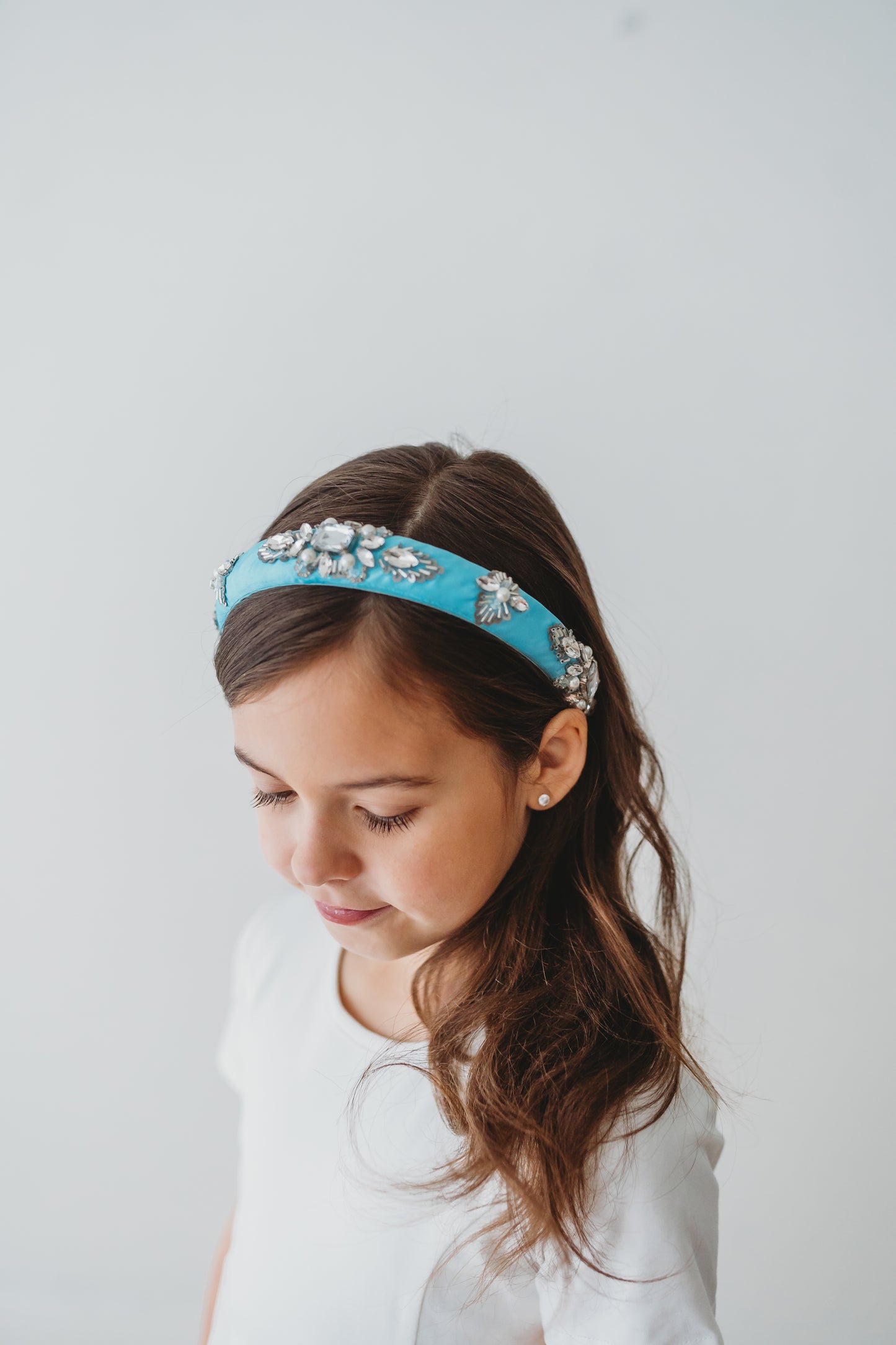 Light Blue Tiara Headband