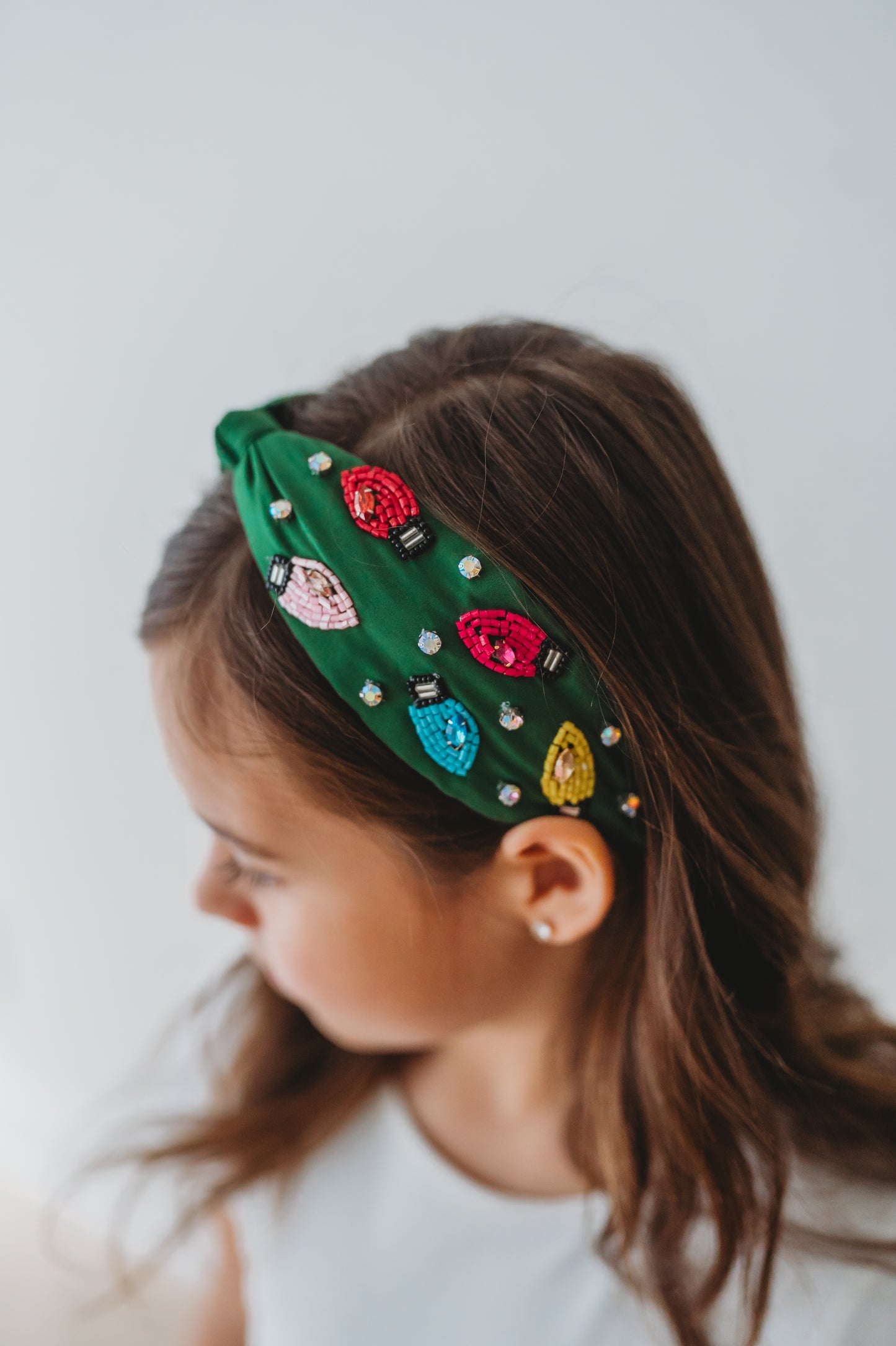 Festive Holiday Light Headband