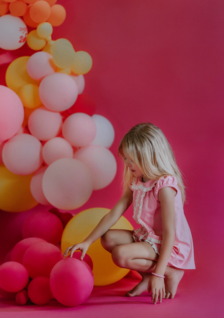 Iconic Doll Pink Polkadot Lounge set