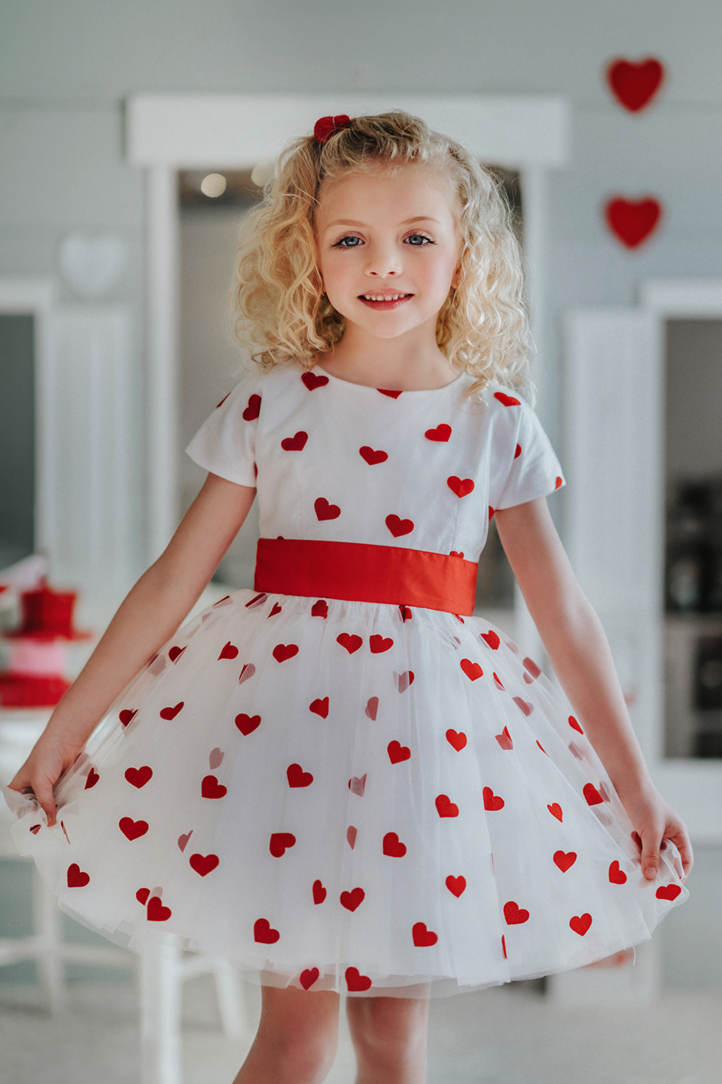 Vestido de corazones dulces