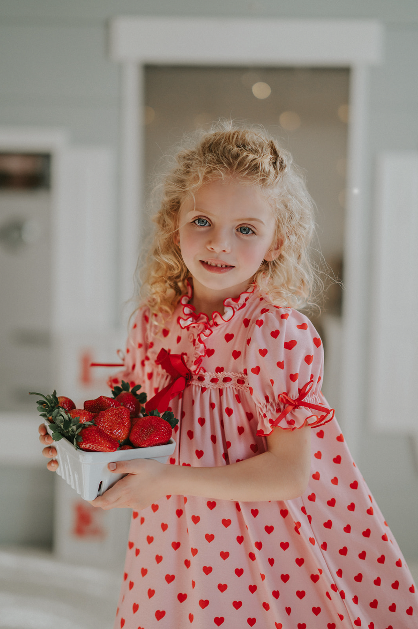 The Original Clara Nutcracker Gown in Happy Hearts