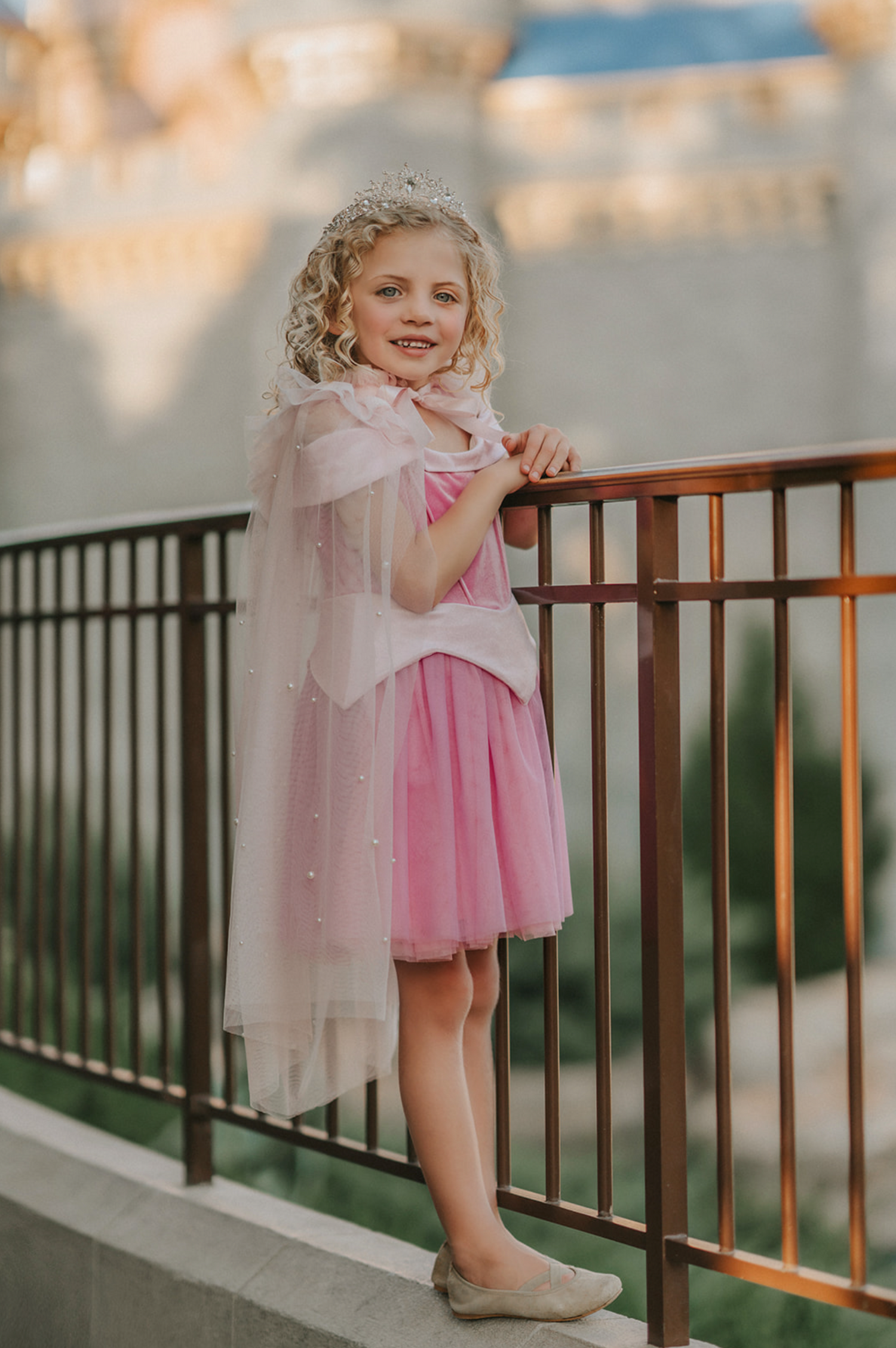 Pink Sleeping Beauty Pearl Accent Princess Cape Xtra Large (14-adult) Pink Sleeping Beauty Pearl Accent Princess Cape Xtra Large (14-adult)