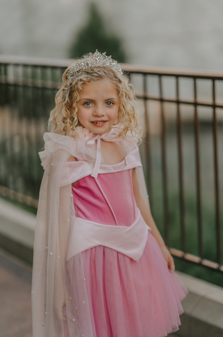 Sleeping Beauty Pearl Accent Princess Cape