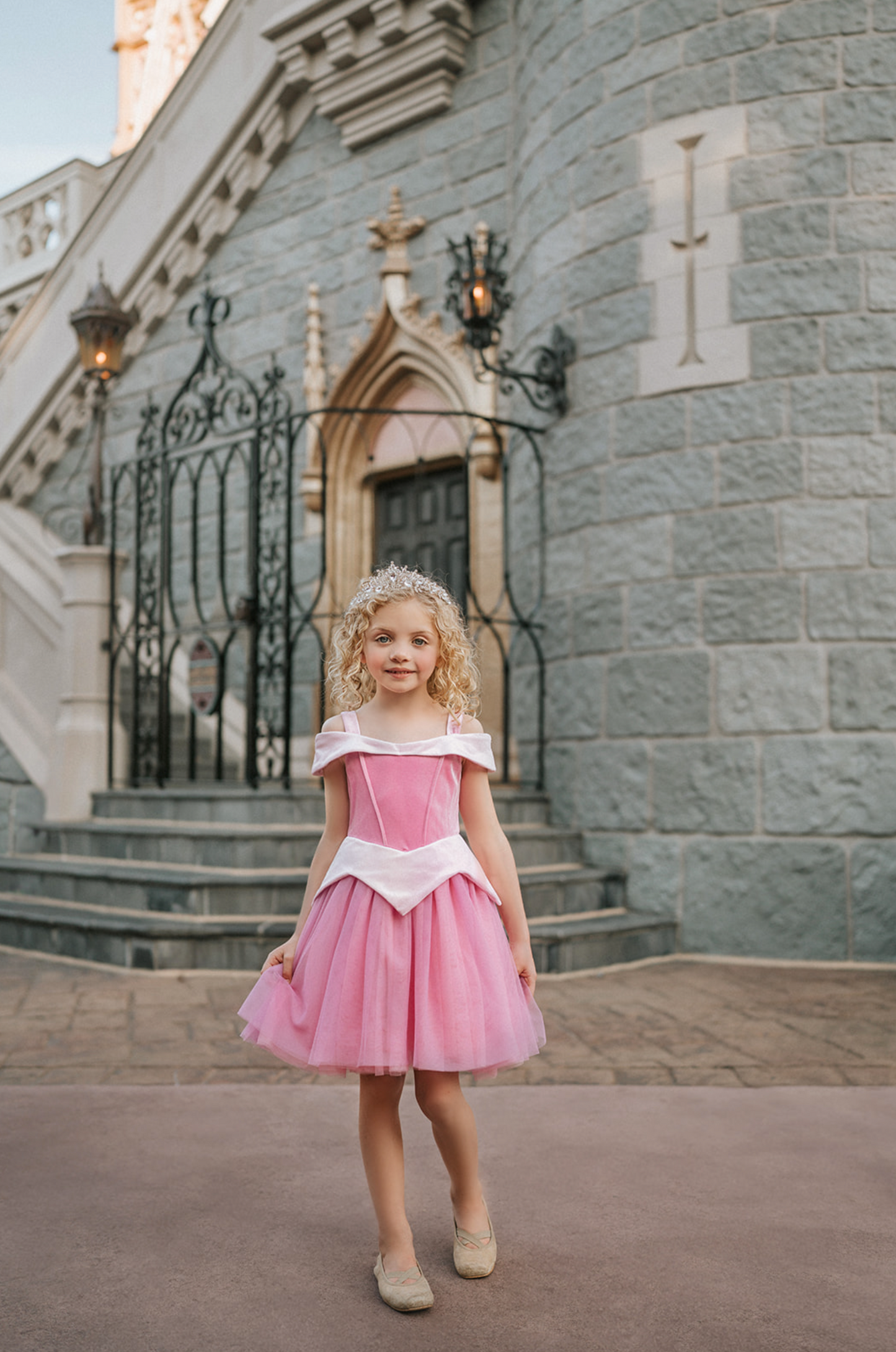 Portrait Petites Sleeping Beauty Twirl Length Gown: Make It Pink