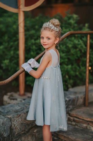 Portrait Petites Ice Queen Twirl Length Gown