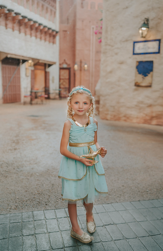 Portrait Petites Arabian Princess Twirl Length Gown