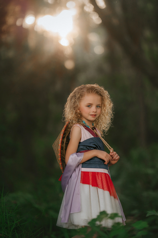 Portrait Petites Warrior Princess Twirl Length Gown