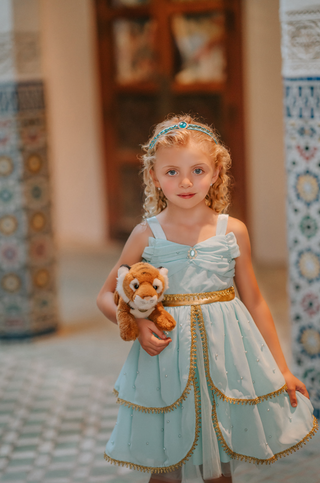 Portrait Petites Arabian Princess Twirl Length Gown