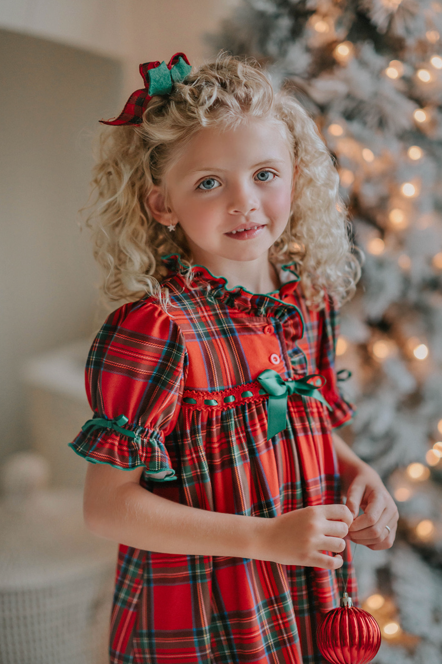 The Original Clara Nutcracker Gown in Red Plaid