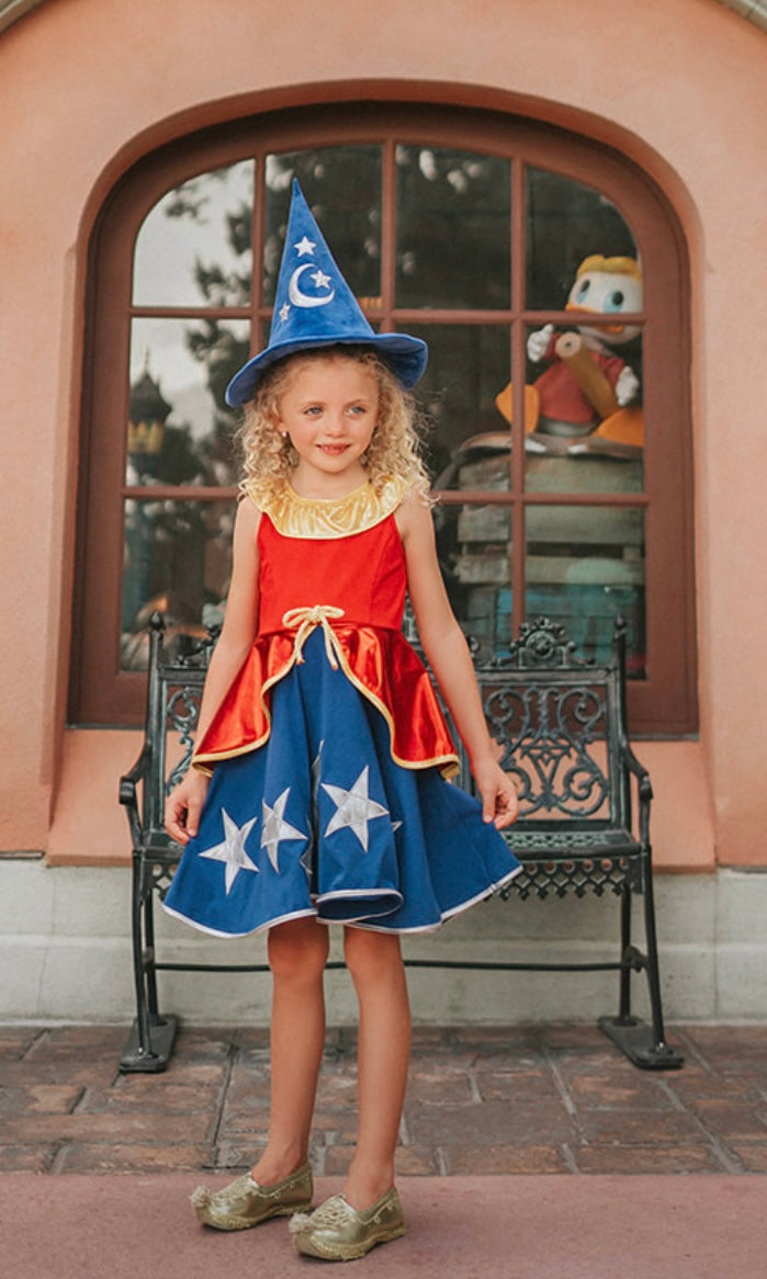 Sorcerer Mouse Twirl Dress and Hat