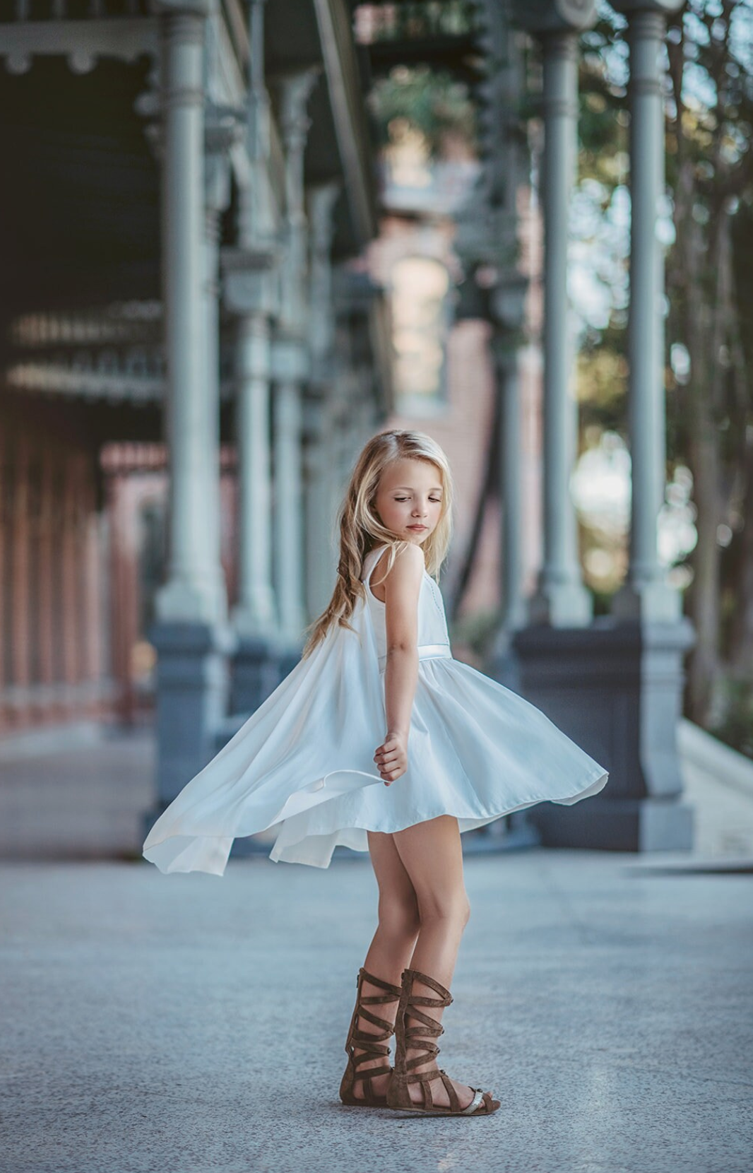 Conjunto de vestido y capa de Reina de Hielo Estilo A