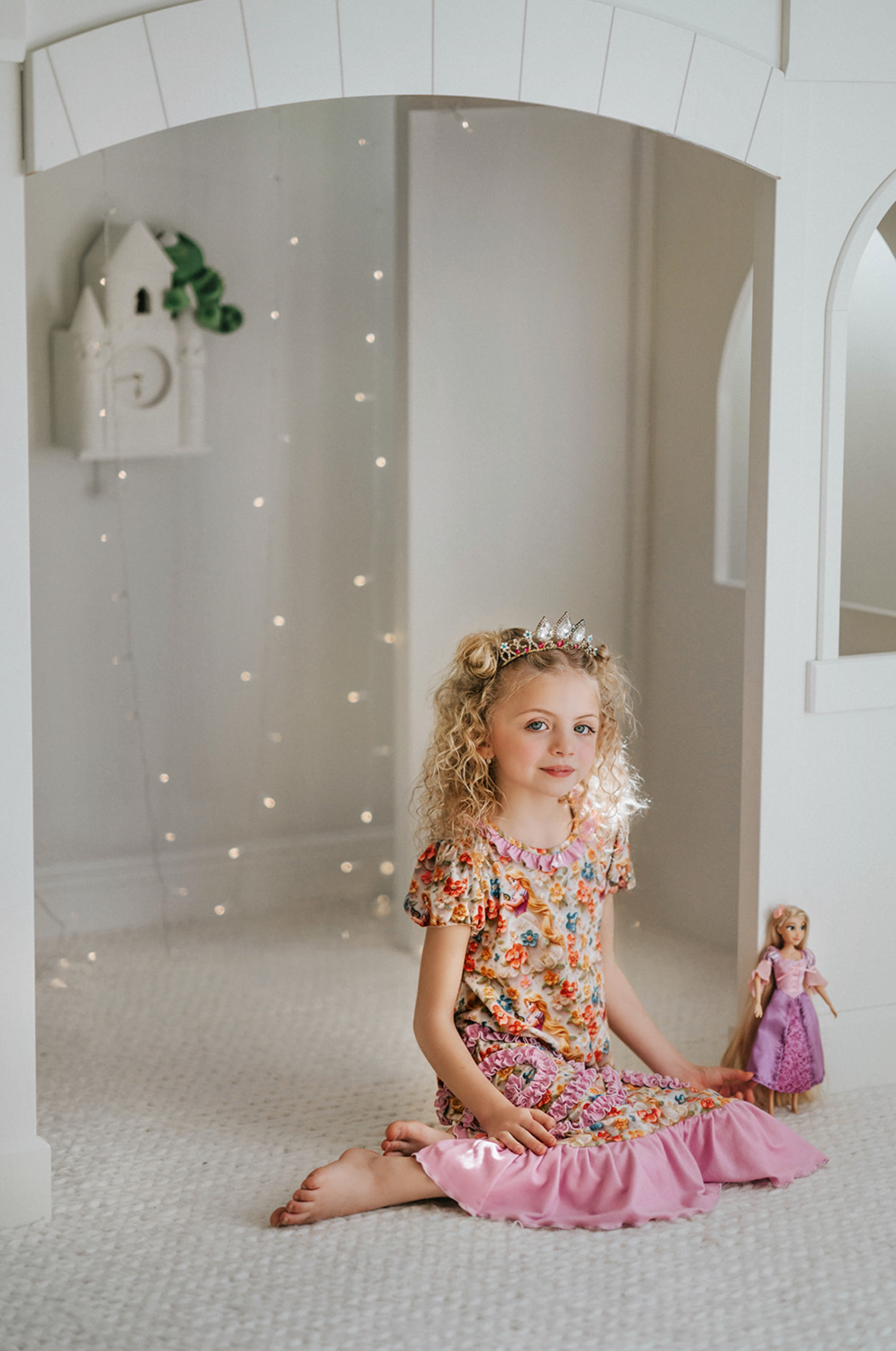 Princess Lounge Gown: Let Down Your Hair – Only Little Once Princess Lounge Gown: Let Down Your Hair – Only Little Once