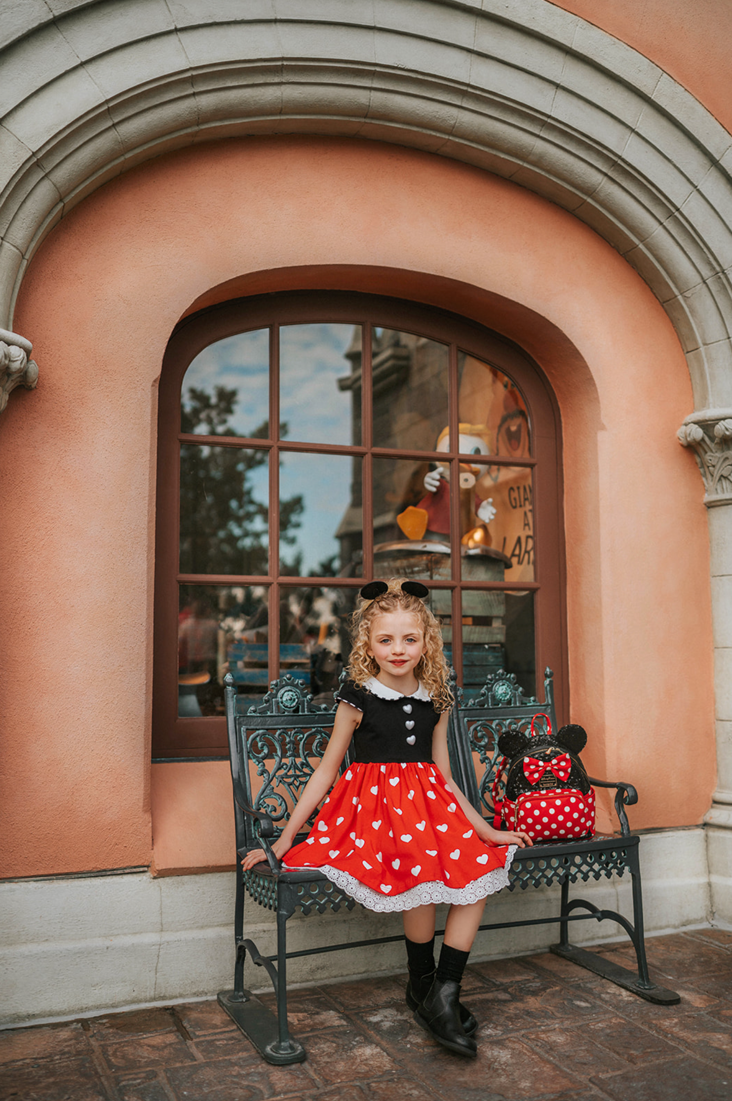 Valentines Day Miss Mouse Twirl Dress