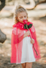 Pink Power Pearl Accent Princess Cape