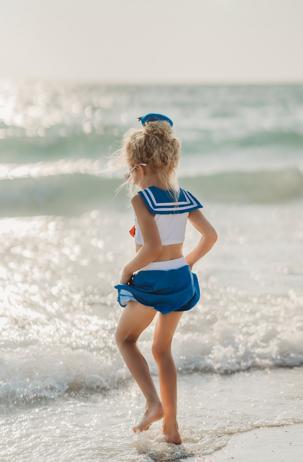Little Sailor Two-Piece Swimsuit