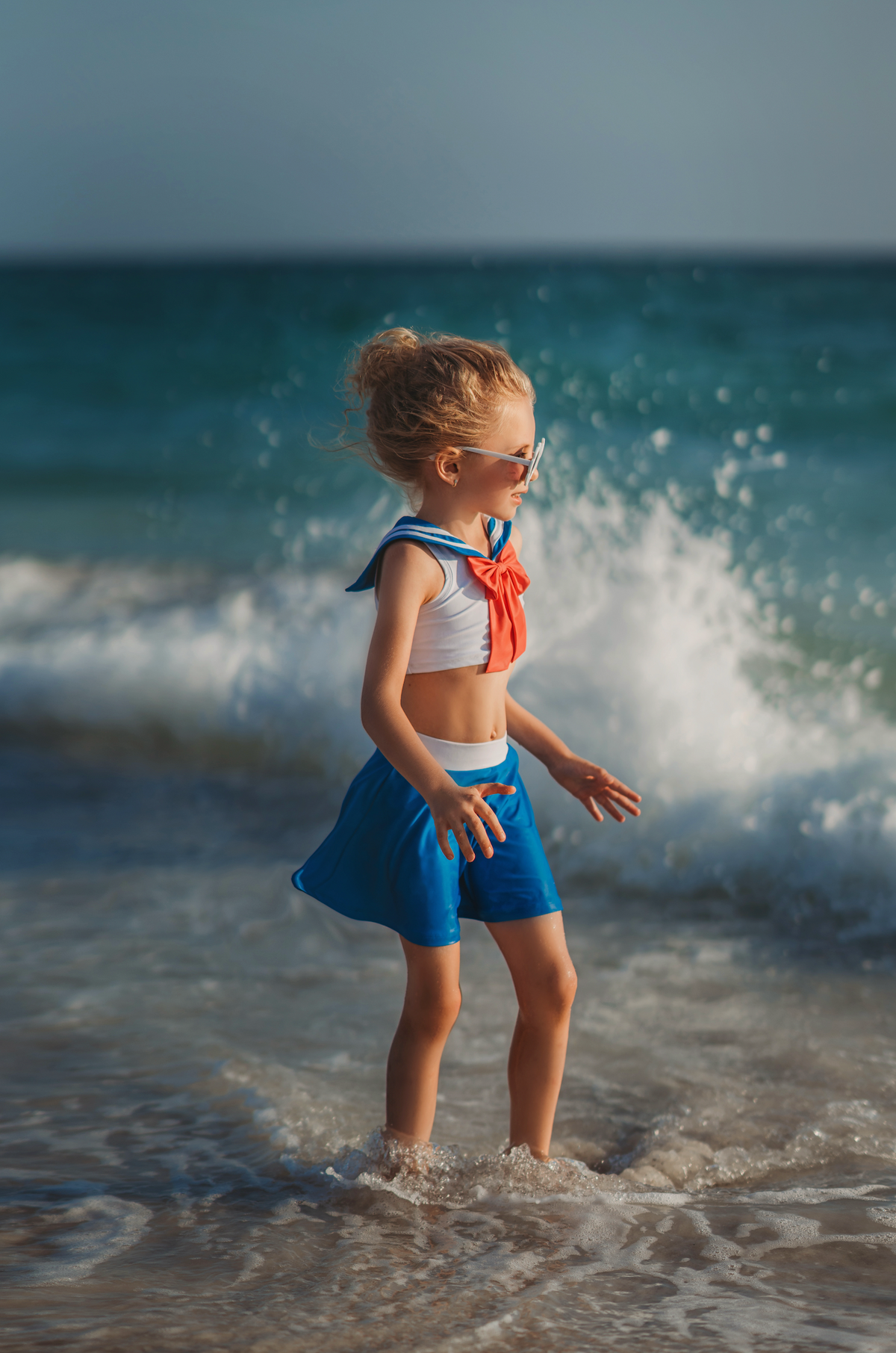 Little Sailor Two-Piece Swimsuit