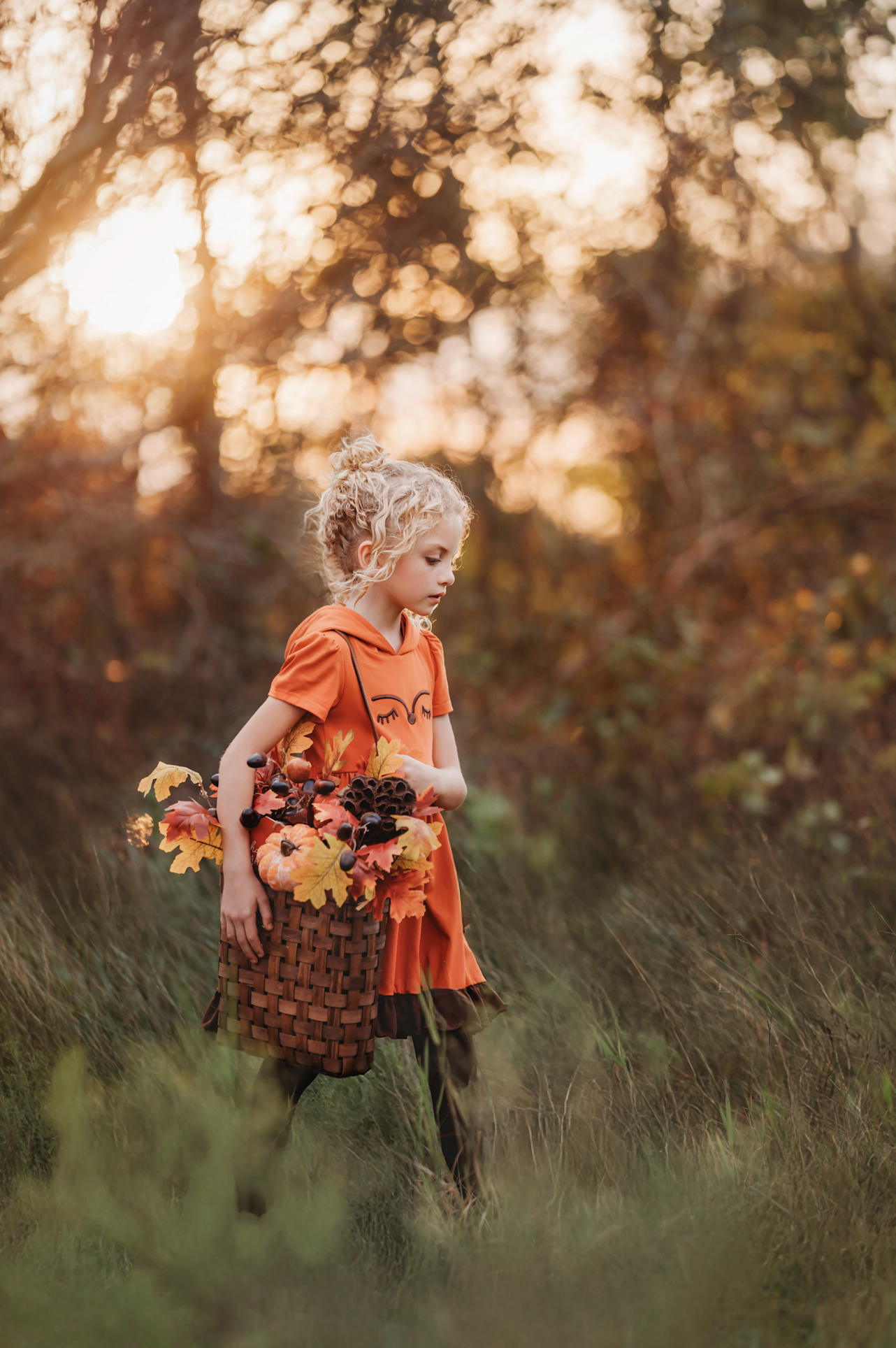 Autumn Fox Twirl Dress