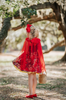 Sweet Scarlet Pearl Accent Princess Cape